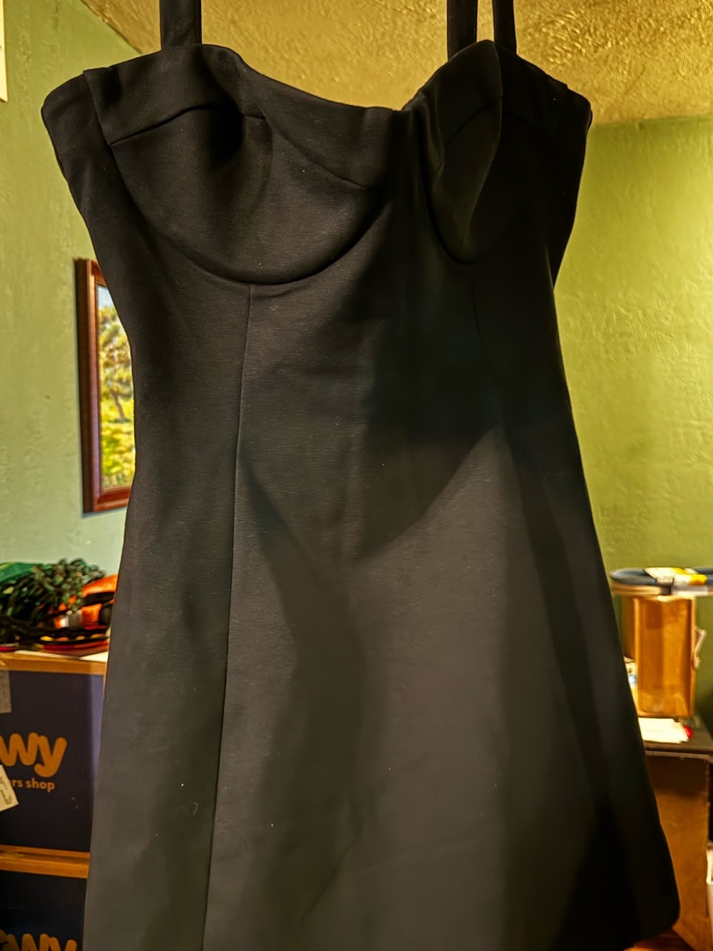 Selkie black mini dress